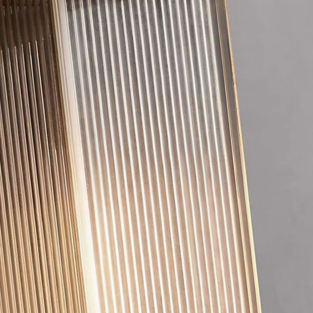 Vertically Ribbed Acrylic Outdoor Wall Light, IP68