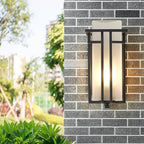 Retro Outdoor Wall Light with Frosted Glass Shade, IP65