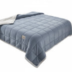 Reversible Sherpa Fleece Quilted Throw, 4 Sizes