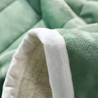 Reversible Sherpa Fleece Quilted Throw, 4 Sizes