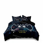 Kids Gaming Controller Print Duvet Cover Set