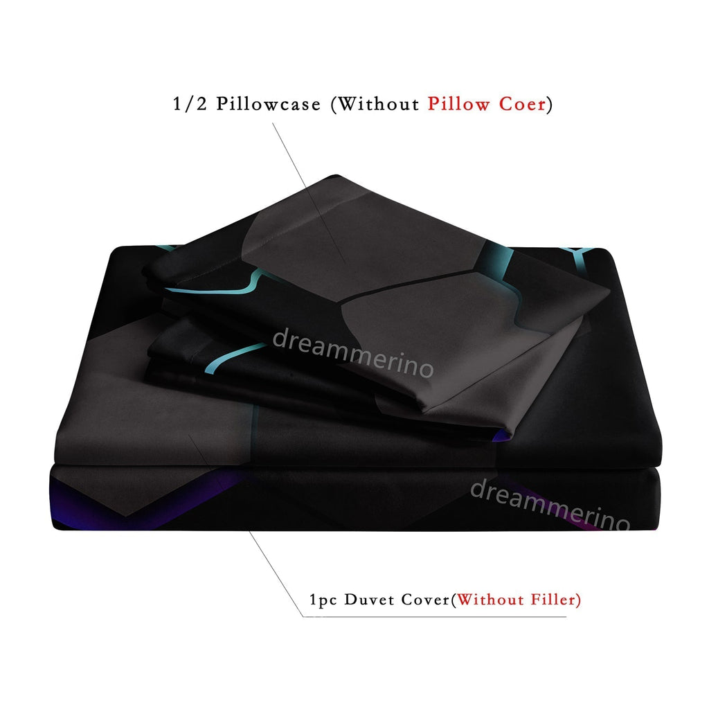Kids Gaming Controller Print Duvet Cover Set