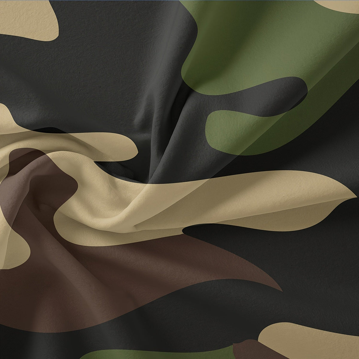 Camouflage Print Duvet Cover Set with Pillowcases
