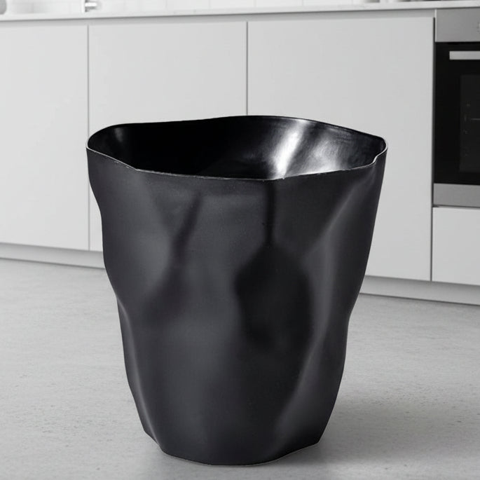 Minimalist Crushed Effect Waste Bin, 26 x 27 cm, Six Colours