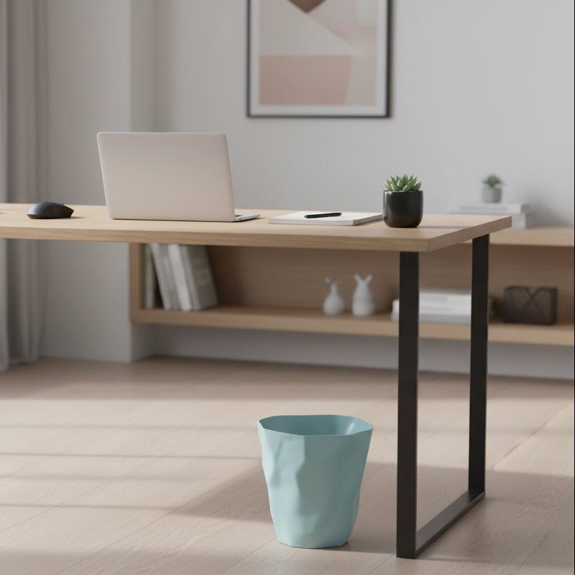 Minimalist Crushed Effect Waste Bin, 26 x 27 cm, Six Colours