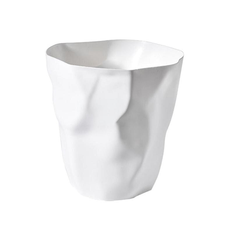 Minimalist Crushed Effect Waste Bin, 26 x 27 cm, Six Colours