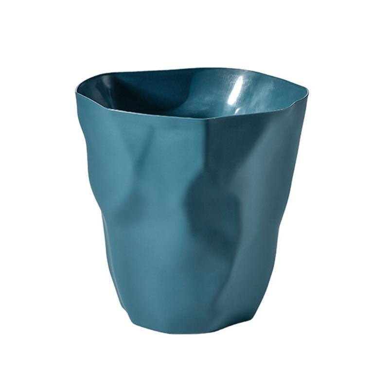Minimalist Crushed Effect Waste Bin, 26 x 27 cm, Six Colours