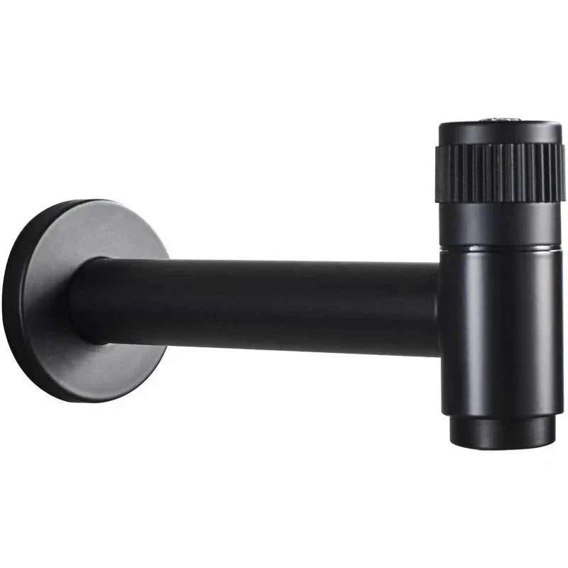 Wall-Mounted Garden Tap with Hose Connector, Stainless Steel