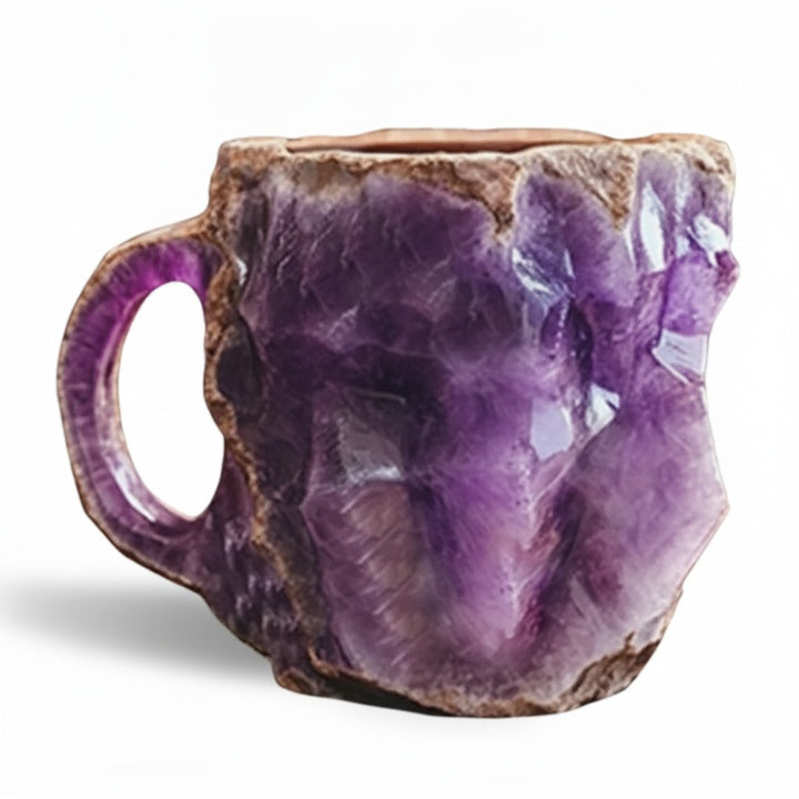 Mineral Crystal Effect Coffee and Tea Mug, Resin