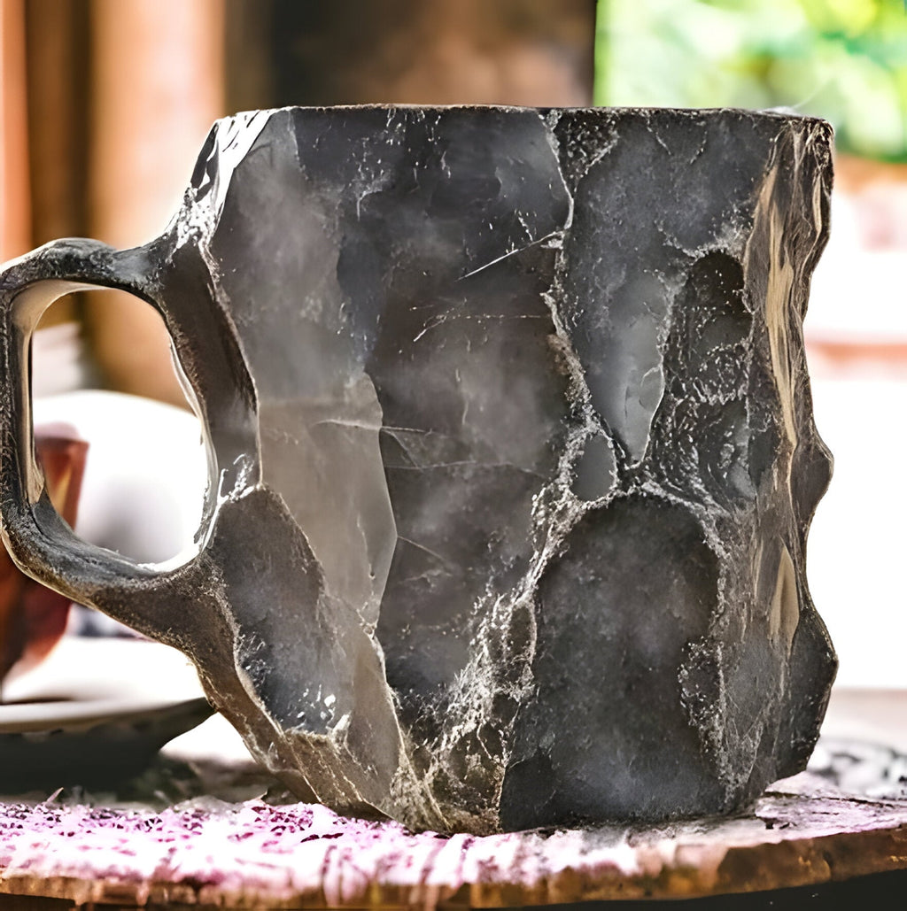 Mineral Crystal Effect Coffee and Tea Mug, Resin