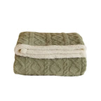 Double-Layer Winter Blanket, Fleece and Lambswool Look, 5 Sizes