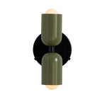 Two-Tone Vertical Wall Light, Up and Down Glow, Bulbs Included