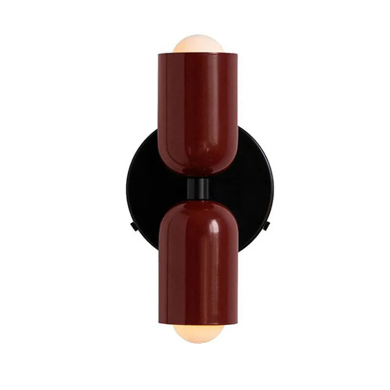 Two-Tone Vertical Wall Light, Up and Down Glow, Bulbs Included
