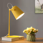 Scandi Desk Lamp with Tilting Shade and Inline Switch