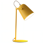 Scandi Desk Lamp with Tilting Shade and Inline Switch