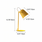 Scandi Desk Lamp with Tilting Shade and Inline Switch