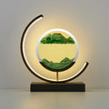 Moving Sand Art Table Lamp with Dimmable LED Light