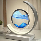 Moving Sand Art Table Lamp with Dimmable LED Light
