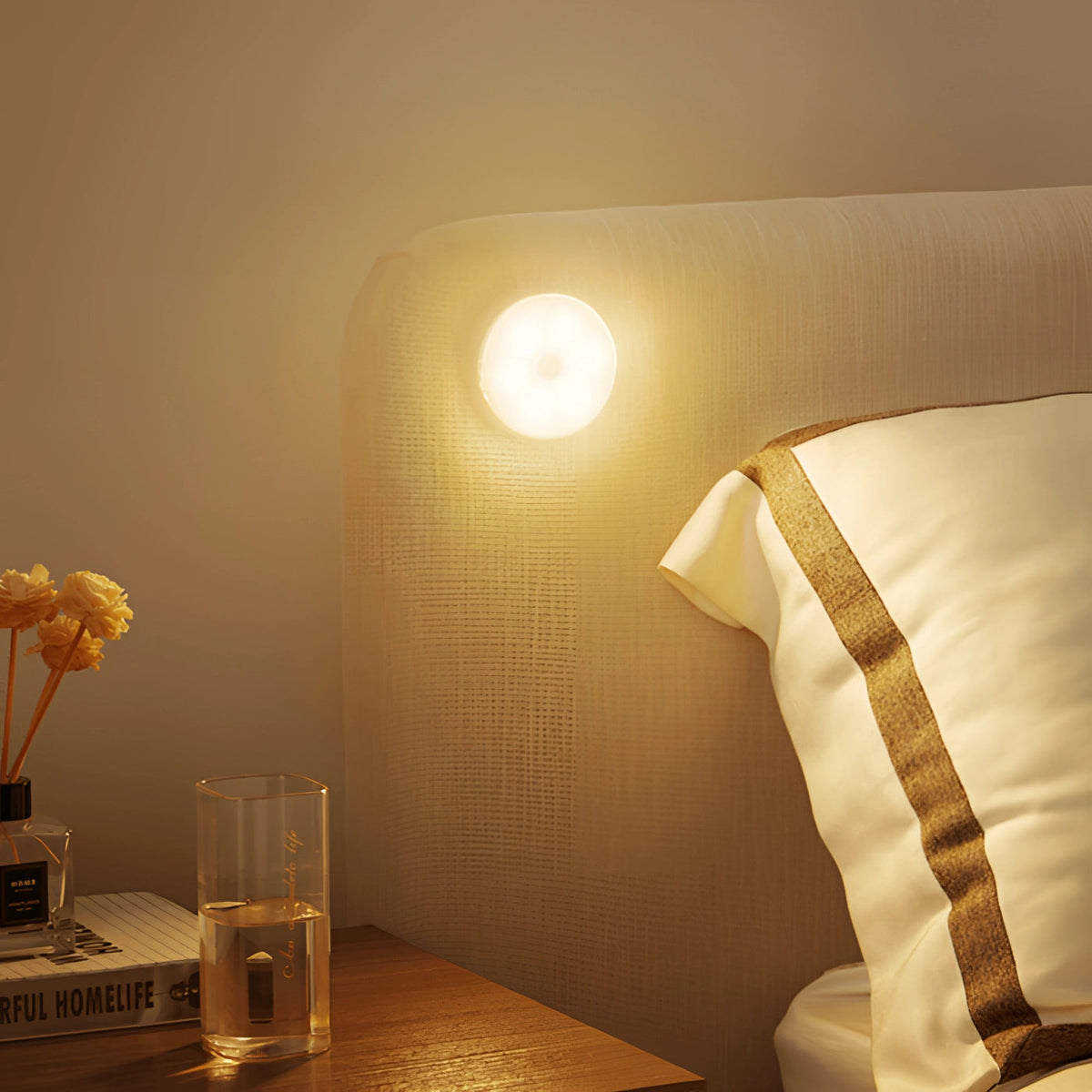 Wireless Motion Sensor Night Light with Magnetic Mount