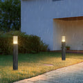 Modern Ribbed Bollard Light, IP65, 40 to 80 cm