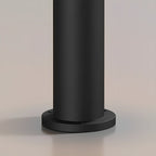 Modern Ribbed Bollard Light, IP65, 40 to 80 cm