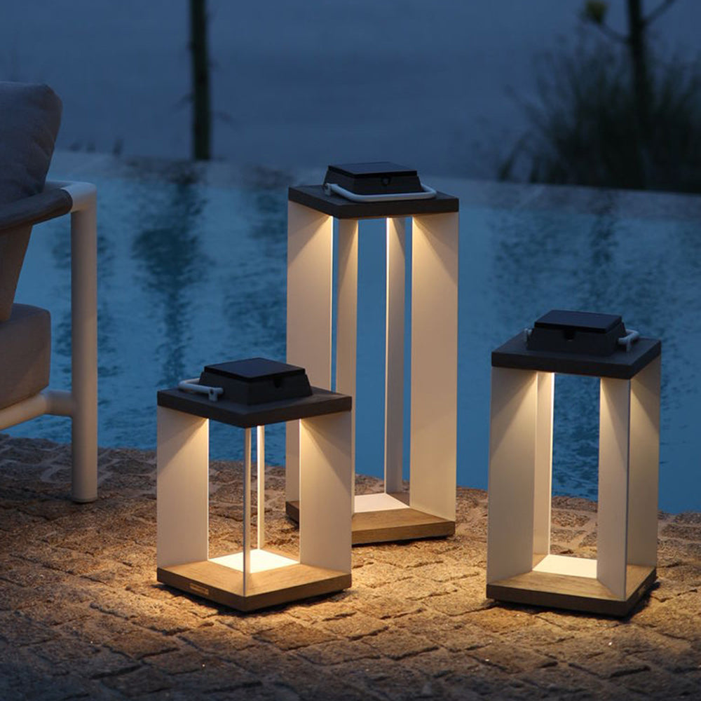 Solar Garden Lantern Light, IP65, Warm White LED