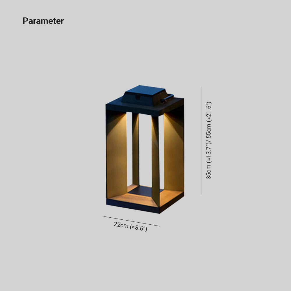 Solar Garden Lantern Light, IP65, Warm White LED