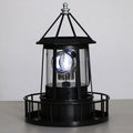 Solar Lighthouse Garden Light with Rotating Beam