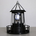 Solar Lighthouse Garden Light with Rotating Beam