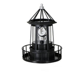Solar Lighthouse Garden Light with Rotating Beam
