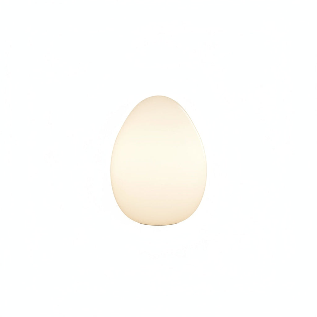 Egg-Shaped Floor Lamp with Dimmable Integrated LED