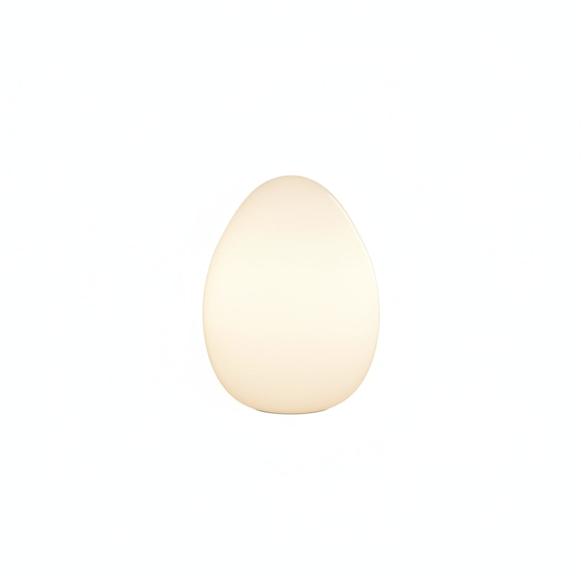 Egg-Shaped Floor Lamp with Dimmable Integrated LED