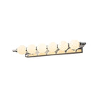 Bathroom Mirror Wall Light with Frosted Glass Globes