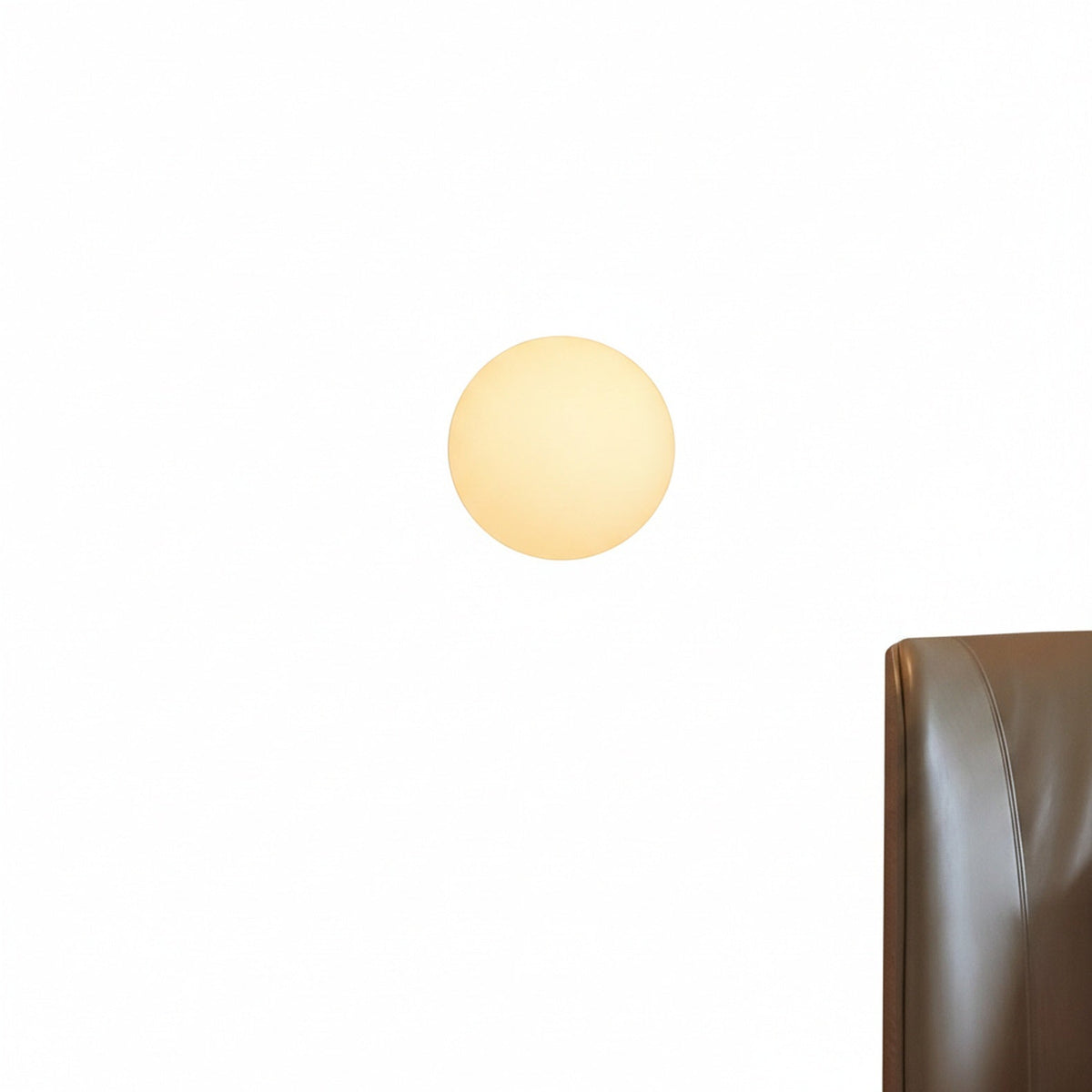 Minimalist Round Wall Light with Diffused G9 Glow, 4 Sizes