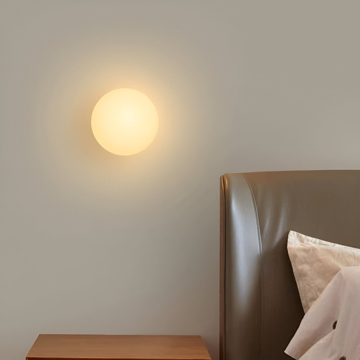 Minimalist Round Wall Light with Diffused G9 Glow, 4 Sizes