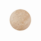 Travertine Wall Light with Halo Glow, 25 or 30 cm