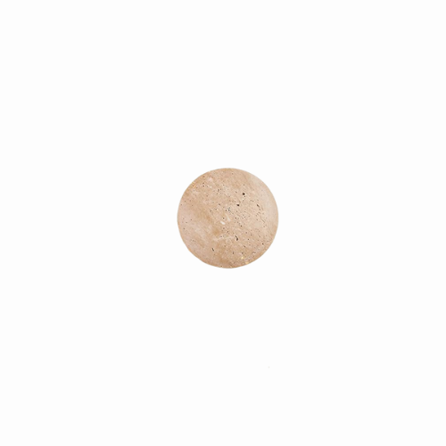 Travertine Wall Light with Halo Glow, 25 or 30 cm