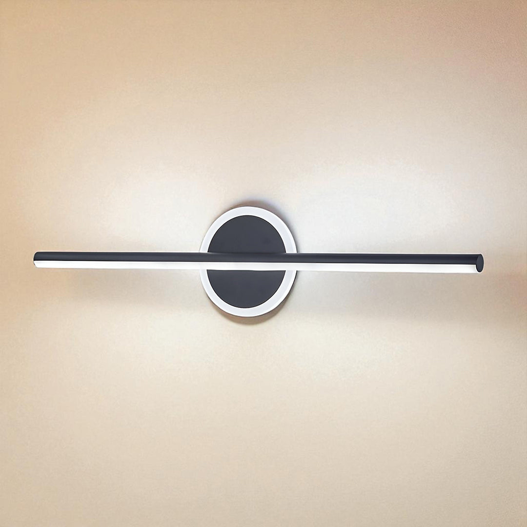 Minimalist LED Strip Wall Light, Round or Square Mount