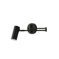 Adjustable Arm Wall Light with Swivel Head in Black or Gold