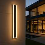 Minimalist Outdoor LED Wall Light, Six Lengths