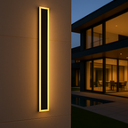 Minimalist Outdoor LED Wall Light, Six Lengths
