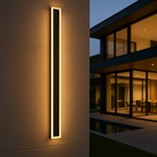 Minimalist Outdoor LED Wall Light, Six Lengths