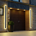 Minimalist Outdoor LED Wall Light, Six Lengths