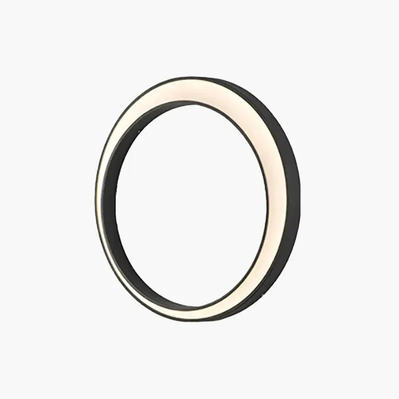 Outdoor Ring Wall Light with Warm White LED, 40 to 80 cm