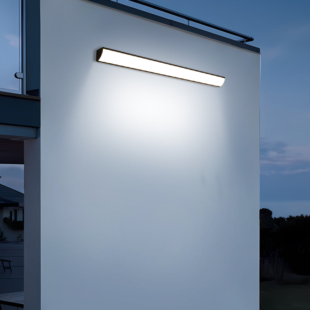 Minimalist LED Outdoor Wall Light, IP65 Aluminium, 30 or 40cm