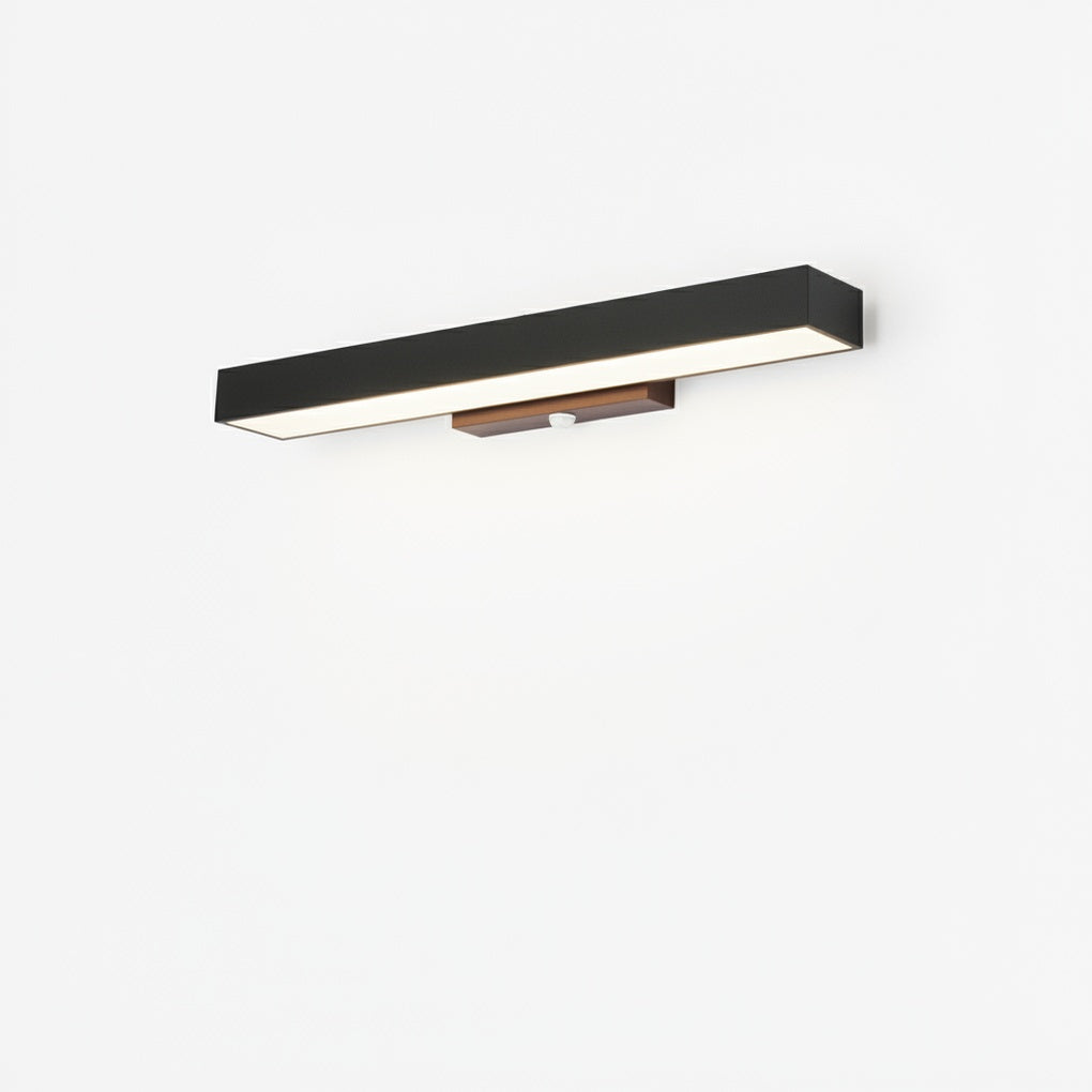 Minimalist Outdoor LED Wall Light, Motion Sensor Option