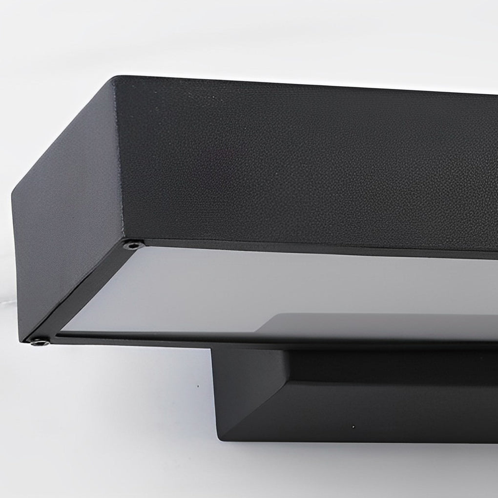 Minimalist Outdoor LED Wall Light, Motion Sensor Option