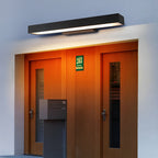 Minimalist Outdoor LED Wall Light, Motion Sensor Option