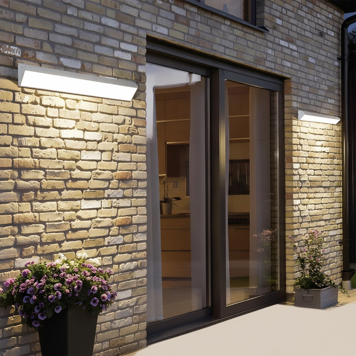Modern LED Outdoor Wall Light, IP65, 40-150cm, CRI 90