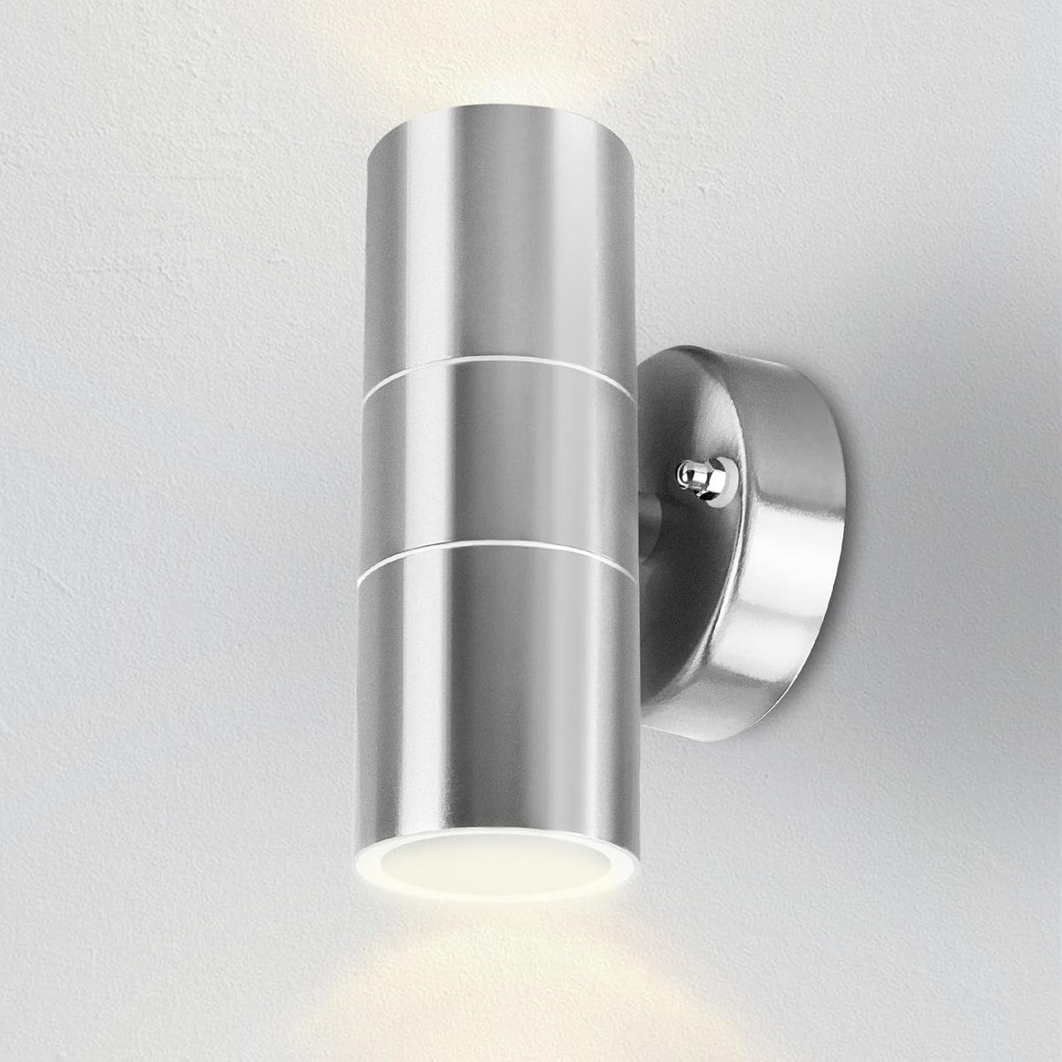 Stainless Steel Up Down Outdoor Wall Light, GU10, IP44